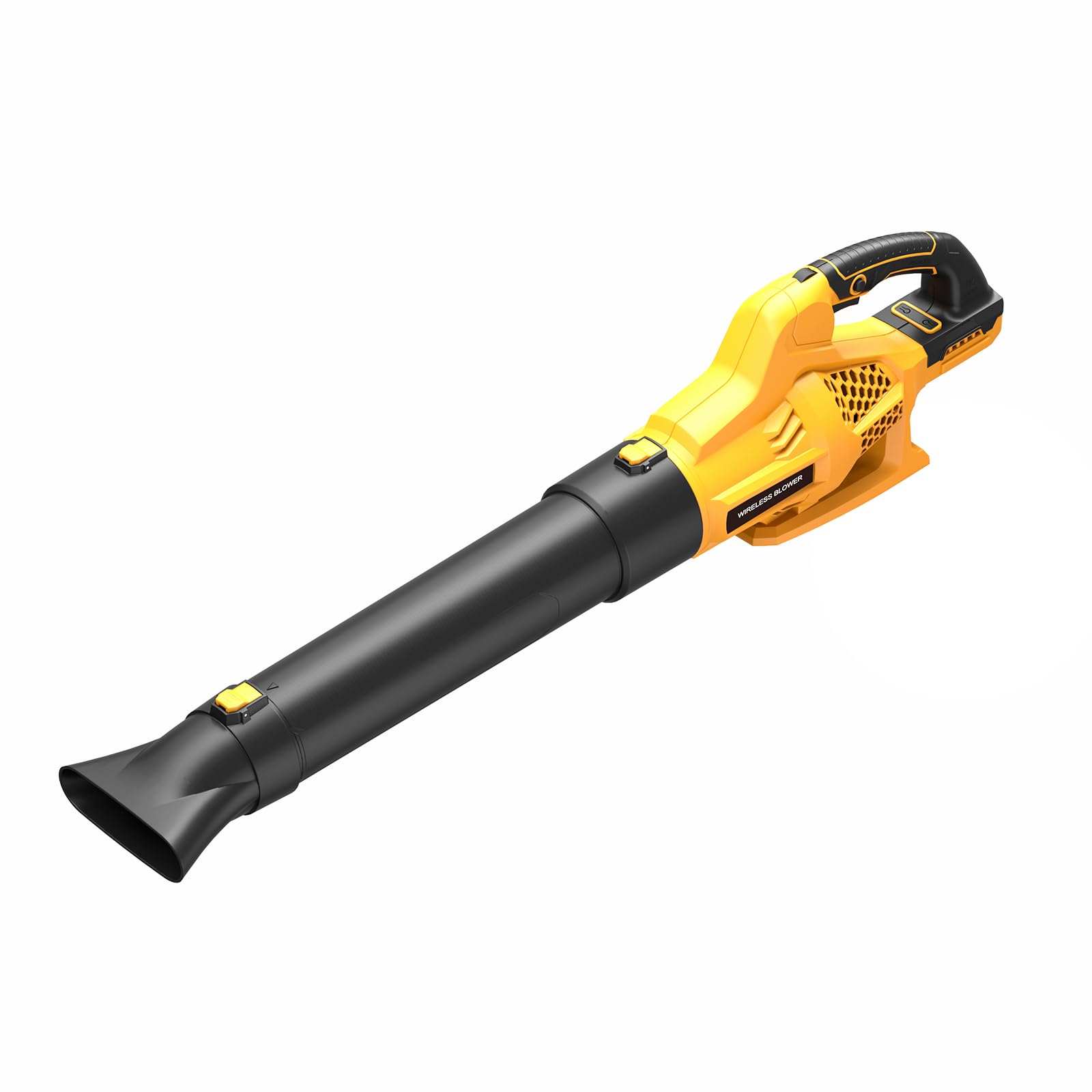 Soffiatore per foglie senza fili per batteria DeWalt da 20 V, 500 CFM/150 MPH, soffiatore portatile per soffiare foglie, polvere, neve, cura del prato, pulizia del patio (batteria non