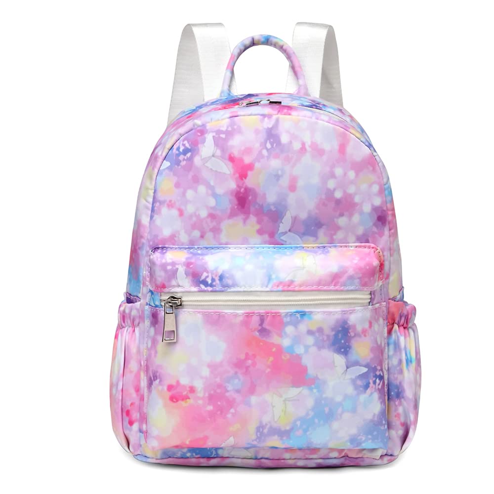 YiXiamo Cute Patterned Mini Polyester Backpack for Teens Young Women - Lightweight Casual Shoulder Bag