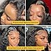 WINOW Deep Wave Lace Front Wigs Human Hair Pre Plucked 180% Density HD Transparent 13x4 Lace Frontal Wigs For Women Human Hair Lace Front Wigs Deep Curly Lace Front Wig (30 INCH)