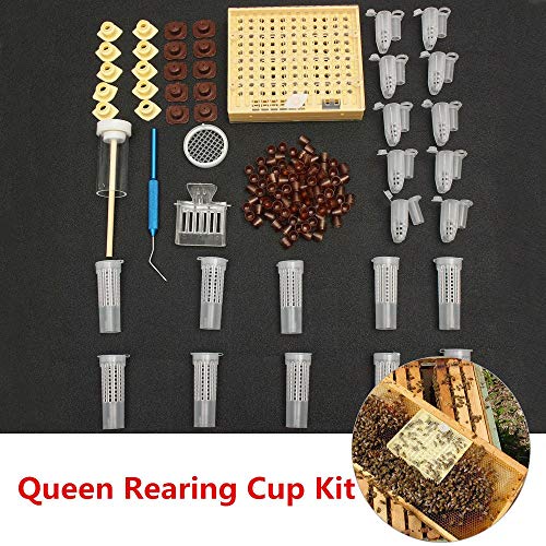Haomingxing Beekeeping Grafting Tool,Bee Queen Rearing Cell Cup,Queen Rearing Cup Kit
