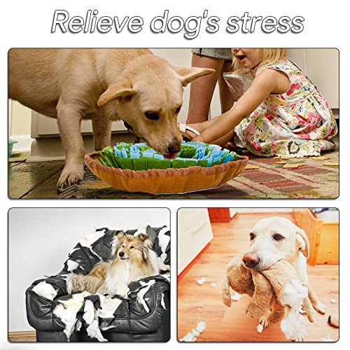 Senders Schnüffelmatte für Hunde, Futterschnüffel-Futtermatte, Hunde-Schnüffelmatte, Welpen-Trainingsmatte für langsames Füttern, fördert die natürliche Nahrungssuche und Stressabbau