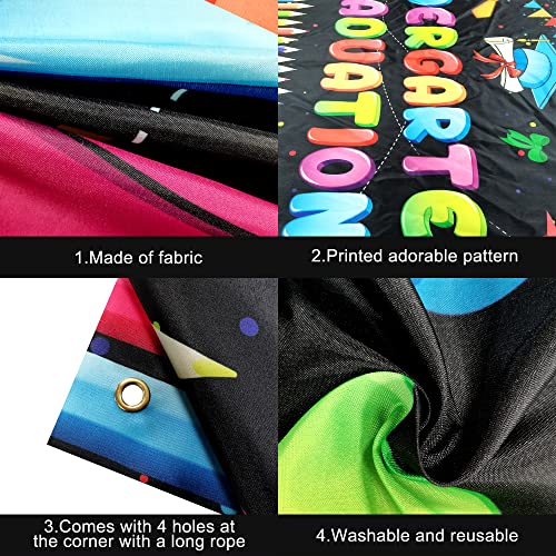 Image of KatchOn, Kindergarten Graduation Backdrop - 72x44 Inch, Kindergarten Graduation Banner for Kindergarten Graduation Decorations 2026 | Kinder Graduation Backdrop, Graduation Decorations 2026