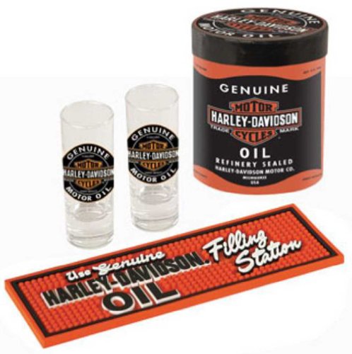 Harley-Davidson Genuine Oil Can Shot Glass Set HDL-18703