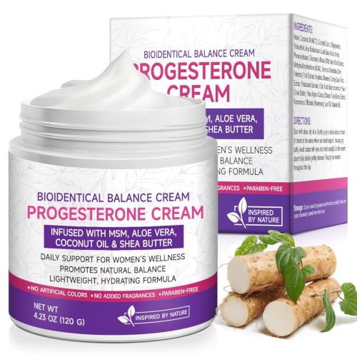Wild Yam Cream for Hormone Balance - Perimenopause & Menopause Support for Mature Skin