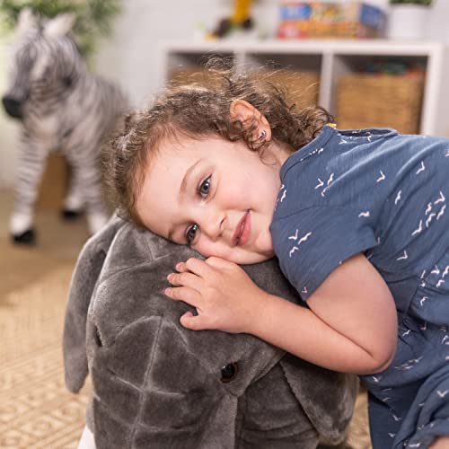 Melissa & Doug Giant Elephant - Lifelike Stuffed Animal (Over 3 feet Long) - image 8