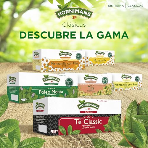 Miniatura 7 de Hornimans Té Classic Con Ingredientes 100 Naturales 25 Bolsitas Con Teína
