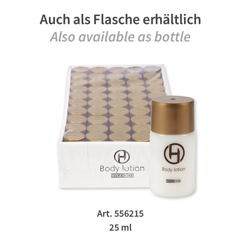 FRANZ MENSCH 250 Stück Hygostar Body Lotion | Tube, Standard, transparent, V: 30ml, L: 10,5cm, B: 4cm