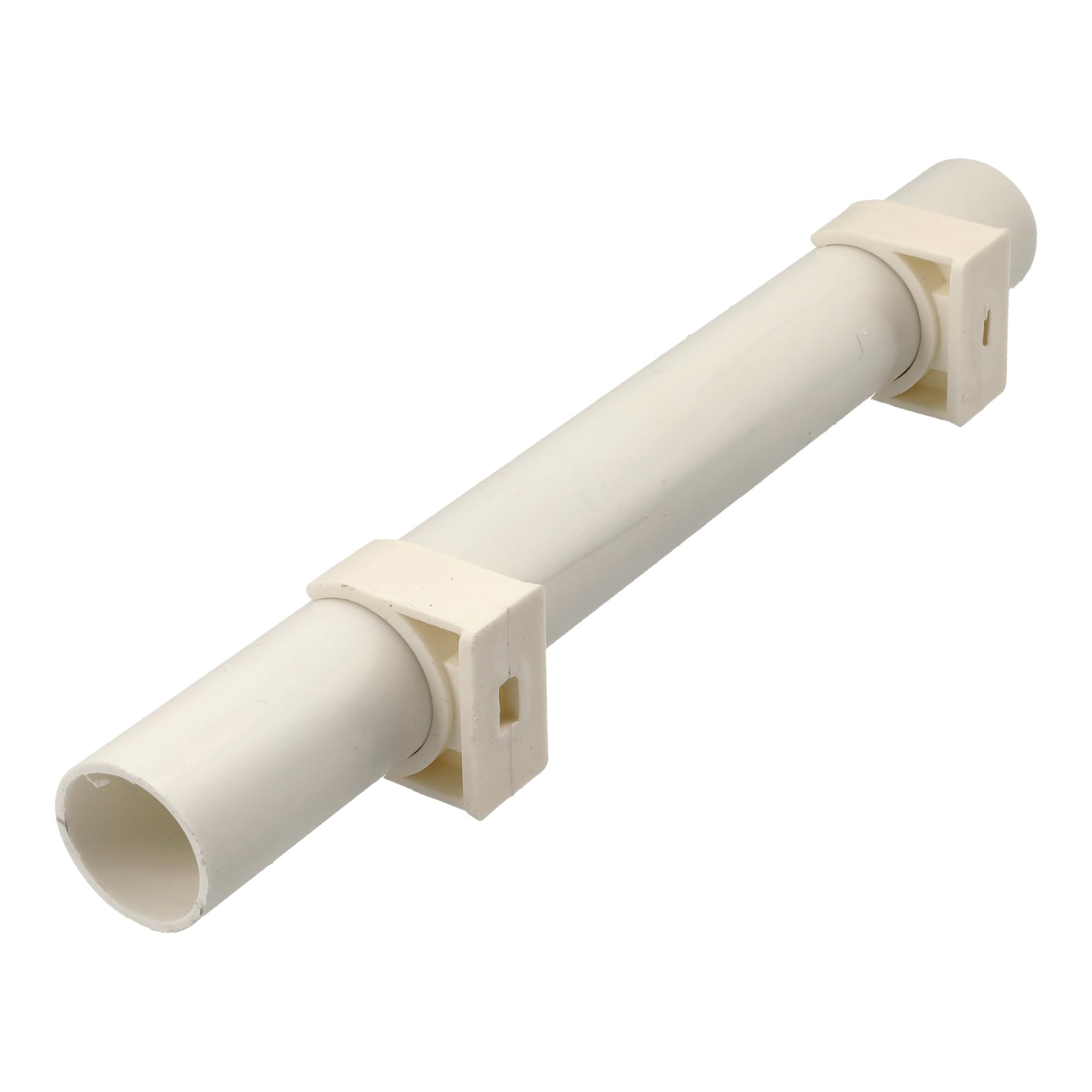 Jandei - Pack 10 uds. Tubo para Cables PVC Rígido Blanco Longitud 1 Metro. Diámetro 20 mm. Funda de Cable con Grapas de Sujección, Codo 90 Grados,Manguitos y Curvas de Empalme.