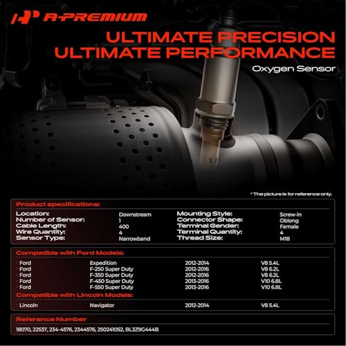 Sensor de oxígeno A-Premium compatible Ford 2012-2016 miniatura 2
