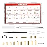 SC1 SC4 Keyway Rekey Kit for Schlage, Upgraded Lock Cylinder Tool Kit, with Master, Bottom & Top Pins, Springs & Locksmith Tools, Complete DIY Lock Rekeying Set for Home Security and Door Locks