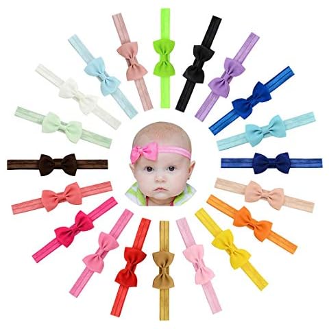 Hcimooy Vendas del Pelo de la Venda de Las Muchachas del bebé del Bowknot Cover