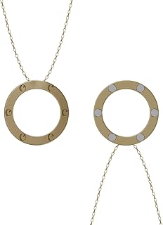 CALMI - Magnetic Wellness Pendant with Adjustable Stainless Steel Design - 18K Gold-Plated - Wearable Magnetic Field Accessory for General Wellbeing | Unisex (Gold)