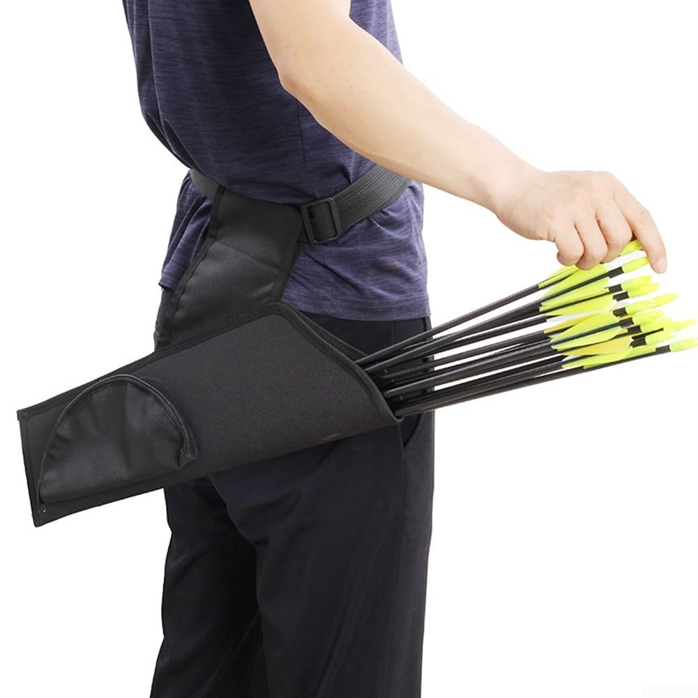 Arrow Faretra Hip Bag Pouch con supporto in vita per caccia con arco ottimizzato per il tiro rapido e il trasporto stabile