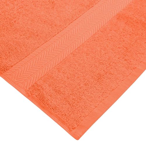 Drap de Bain Absorbe Moiteur Sensei Maison Luxury Finition Corail