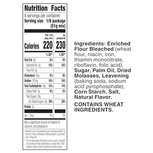 Image of Betty Crocker Gingerbread Cake and Cookie Mix, 14.5 oz.