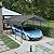 Extra Large 12x20 FT Carport Outdoor Garage Metal Car Shelter Shade Heavy Duty Canopy Car Port Galvanized Steel Roof & Frame Multi-Purpose for Cars, Tractors, Boats (Gray)
