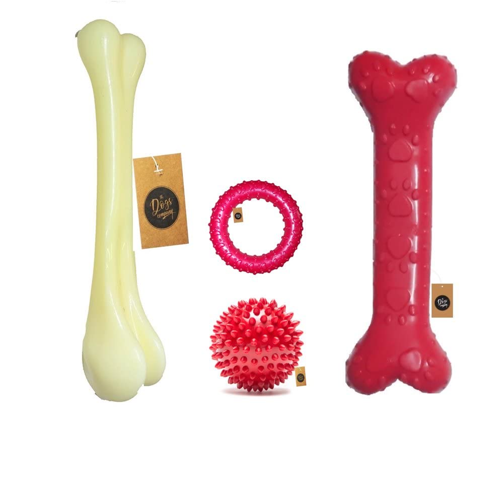 See full amazon price history chart for The Pets Company Rubber Dog Chew Toy Combo ( Large Dog Bone 8.5" + Dog Spike Ball 3"+ Ring Dog Toy 4.5" + Plastic Bone 9") | Chewing Toys for Medium & Large Dogs The Pets Company Rubber Dog Chew Toy Combo ( Large Dog Bone 8.5" + Dog Spike Ball 3"+ Ring Dog Toy 4.5" + Plastic Bone 9") | Chewing Toys for Medium & Large Dogs (B0BMLHTQ2B) Amazon Price History, Amazon Price Tracker