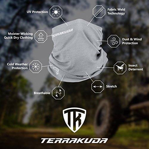image for Terra Kuda Face Clothing Neck Gaiter Mask – Non Slip Light Breathabl