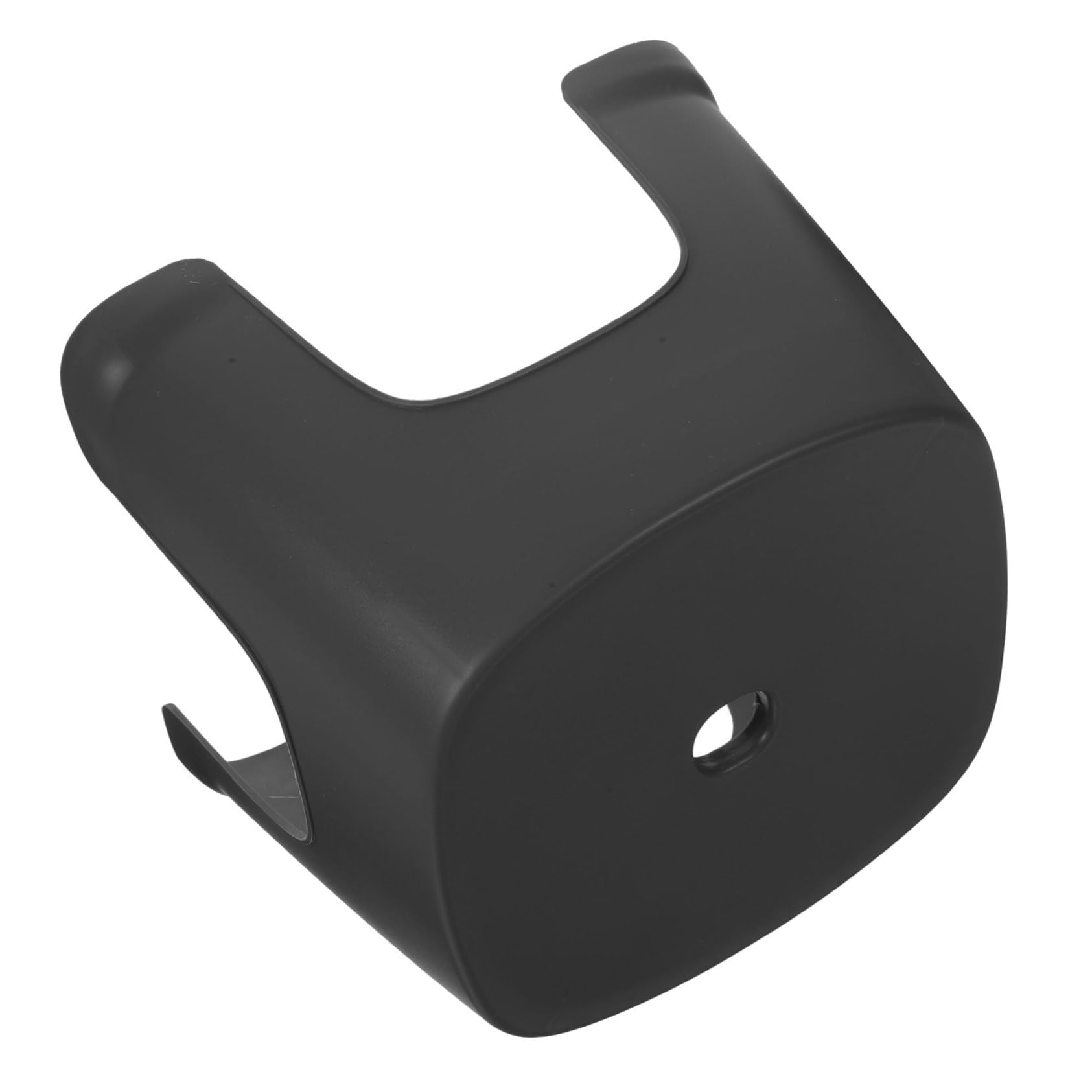 PRETYZOOM Sgabello Scalino per Wc Bagno Stabile e Robusto Antiscivolo Nero in Pvc per Favorire la Posizione Naturale Accovacciata, per Uso Quotidiano in Bagno e Camera