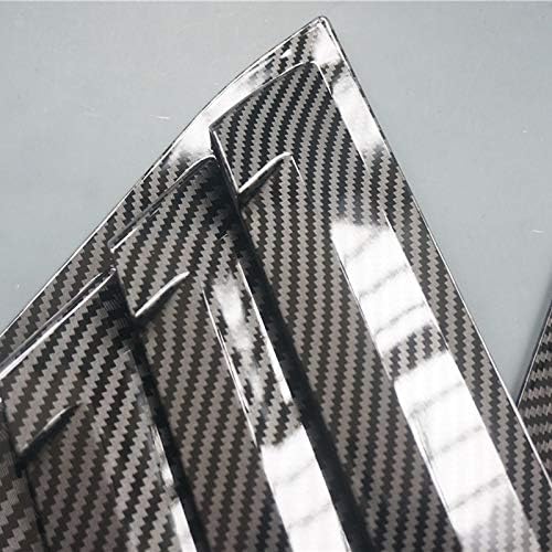 Miniatura 5 de 2 rejillas deportivas para ventana de un cuarto para Nissan Sentra 2020 2021 2022 2023 2024 2025 (impresión de fibra de carbono) Impresión de fibra