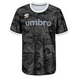 Umbro Boys Camo Jersey, Black/White, Large (14-16)