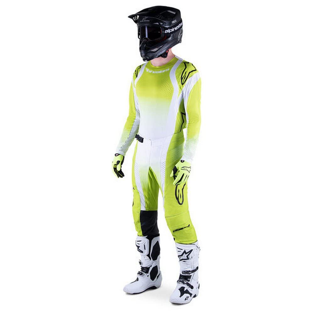 Alpinestars Techstar Push Maglia Motocross, giallo, XL