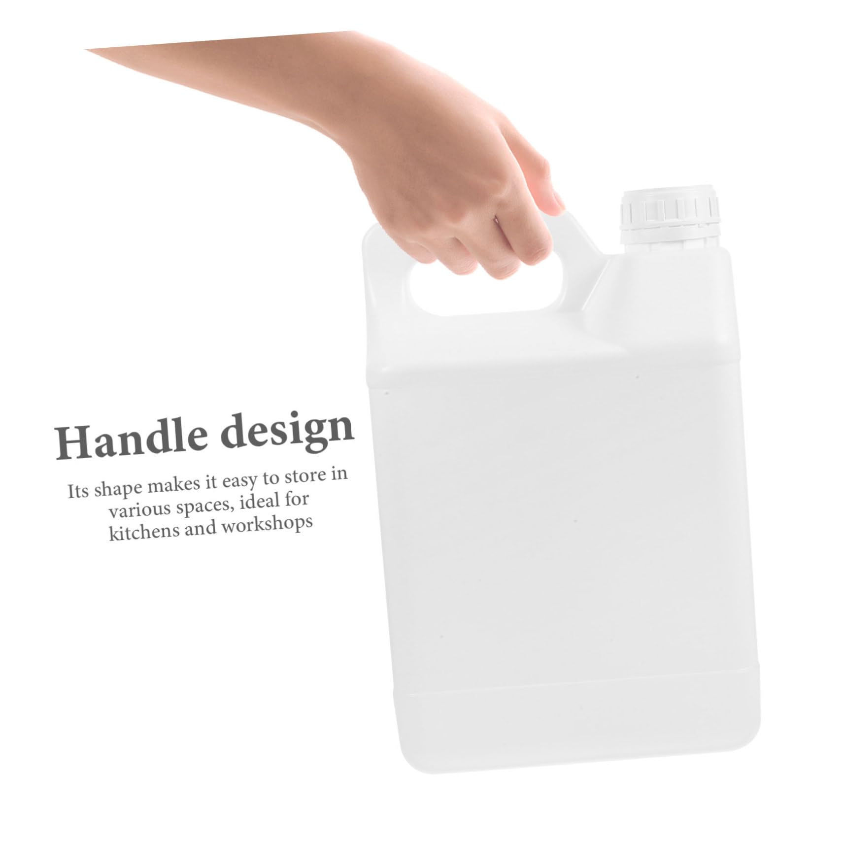 MAGICLULU 2 Stück Versiegeltes Lagerfass wieder auffüllbar flüssig Wasser Ölflasche leere Flaschen Reagenzflaschen Vorratsflaschen Chemikalienbehälter Aufbewahrungskrüge Kristallkleber Weiß