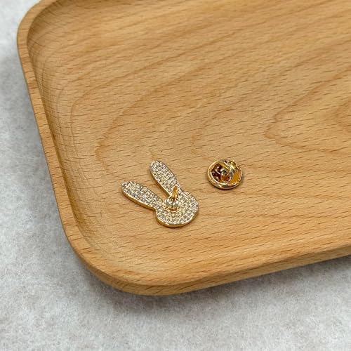 A Rabbit Wearing Sunglasses Brooch Lapel Pin Metal Enamel Delicate Brooch Pin Accessory for Backpack Clothes Hat Decoration Badges for Women Men Girls Kids Gift4