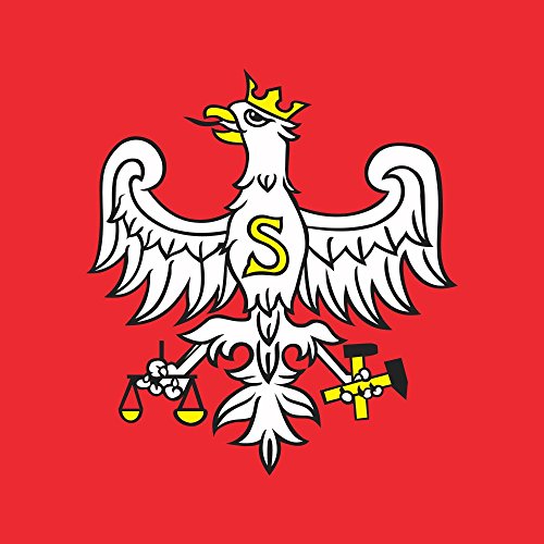 Drapeau Large POL Sławków grand pavillon en tissu pour mât vertical - 2