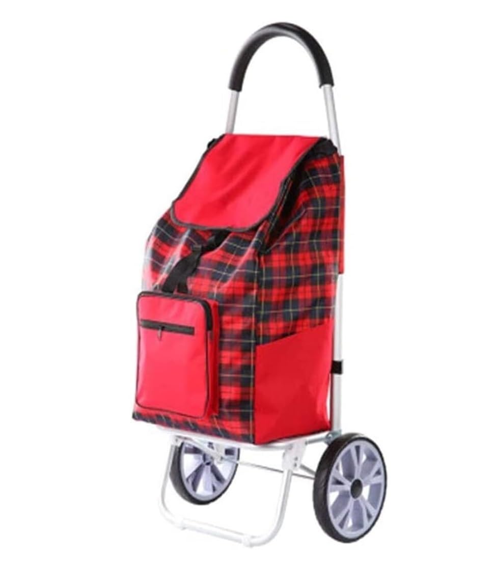 Carrito de la Compra Plegable, Las Mujeres compran Bolsa de Almacenamiento Alimentos Compras portátil Gran Capacidad