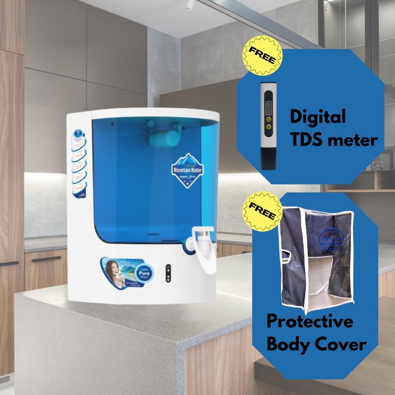Image of aquaultra Water purifier | RO+UV Filtration | Copper Alkaline Purification | 9L storage (C11 (TDS+COVER))