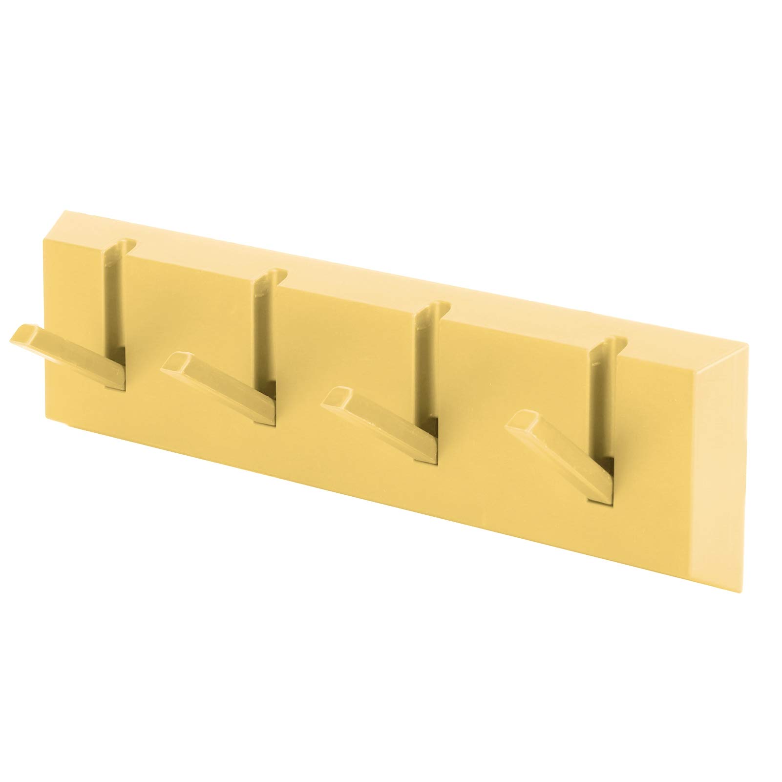 01 02 015 Wall Hooks Racks, Strong Adhesion Strong Load‑Bearing Capacity Clothes Hook, for Door for Bathroom Wall for Entryway for Kitchen(Yellow)