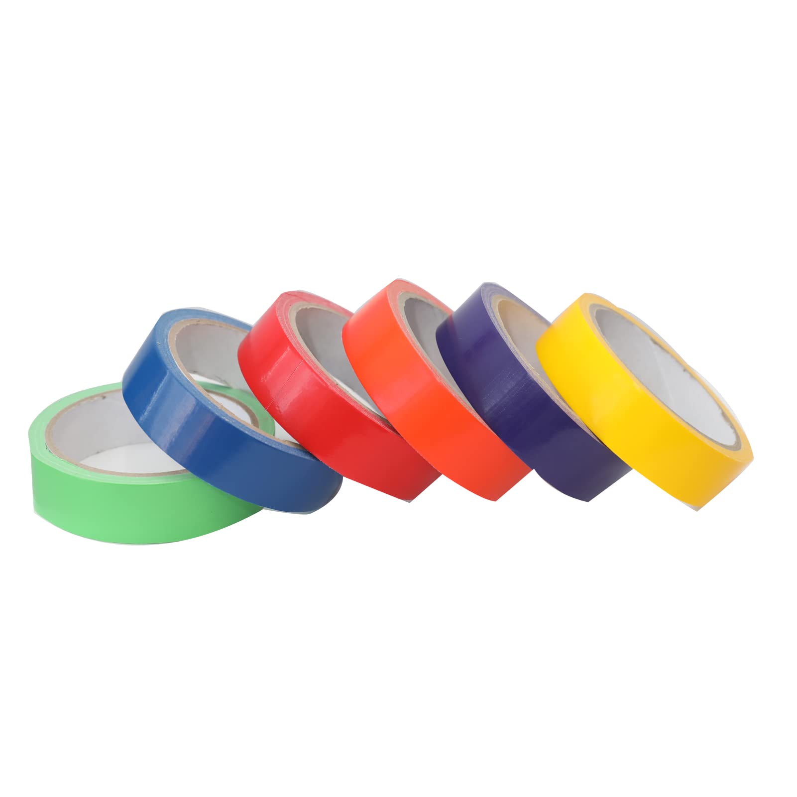 Colored Duct Tape - 1 Inch x 10 Yards per Rolls,Multi-Color Duct Tapes, Rainbow Colored Duct Tape Great for DIY Art Home School Office Assorted Colors
