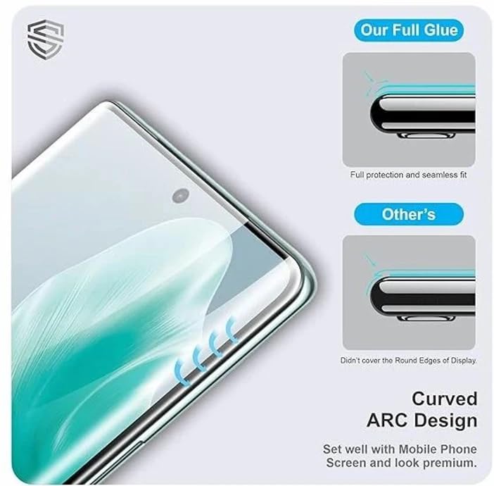 Image of ULTRA CLEAR FLEXIBLE SCREEN PROTECTOR FOR MOTOROLA MOTO EDGE 60 PRO 5G /MOTO EDGE 60 FUSION 5G SCREEN GUARD | Full HD Anti-Glare Unbreakable Tempered Glass with Edge-to-Edge Coverage & Easy Installation Kit- CLEAR