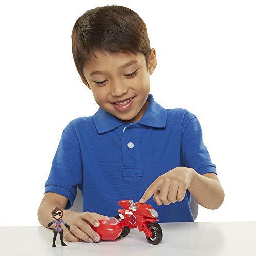 The Incredibles 2 Elasticycle & Elastigirl Vehicle Playset Action Figure #TOP4