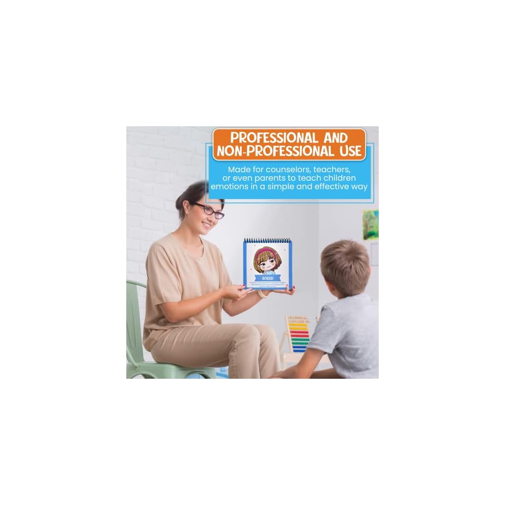 L Learning Toy Boxes Emotions Chart for Kids Flip Book Feelings Chart ...