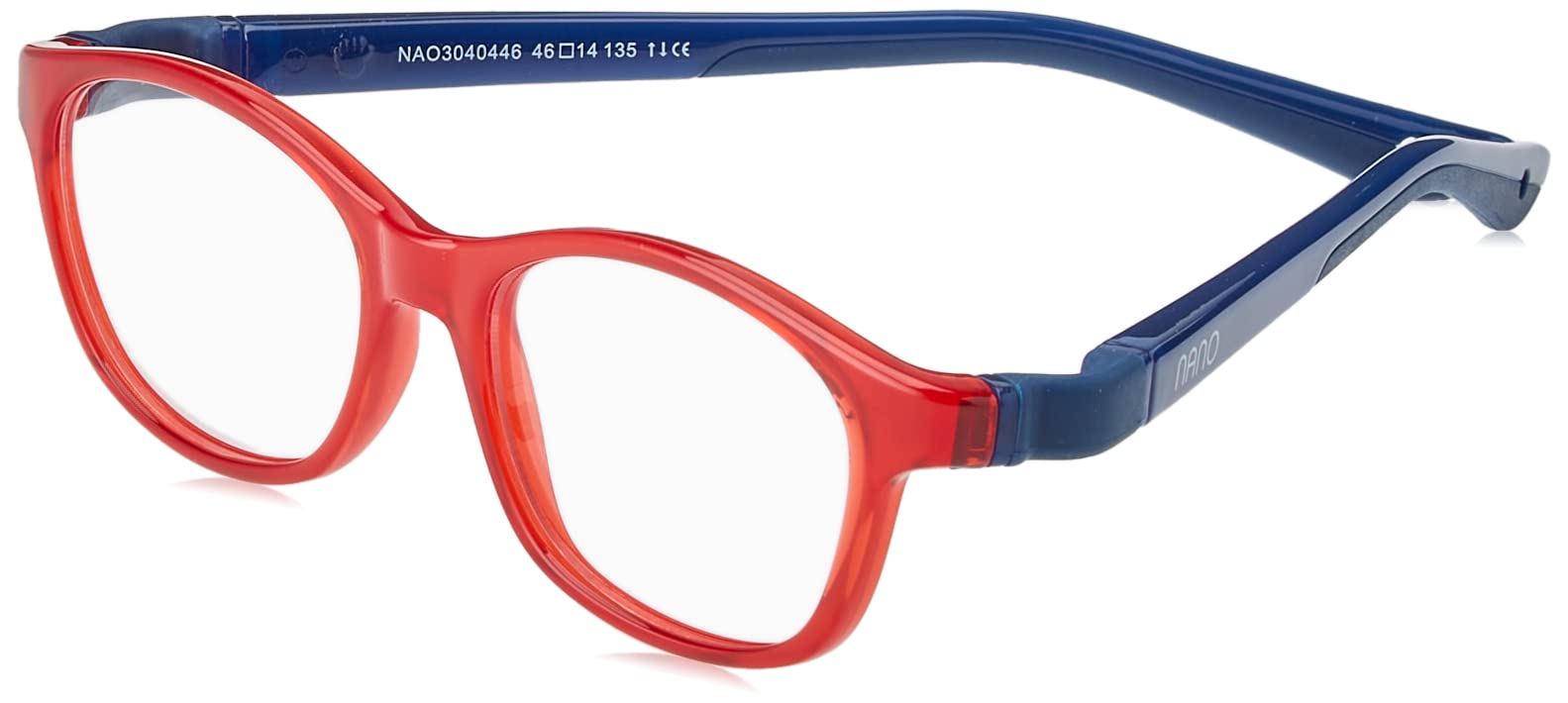 GAFAS NANO OPTICAL - CAMPER 3 0_8-12 AÑOS C: ROJO OSCURO CRISTAL/MARINO /48x14x135 Cura della persona e salute