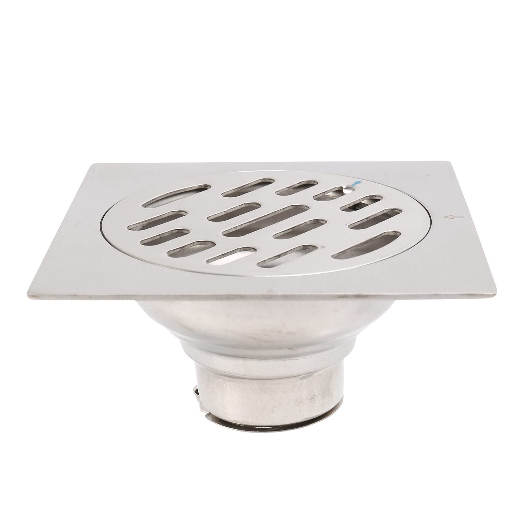 Ysbryd Thick Stainless Steel Anti-Odor Square Floor Drain Waste Drain Cover Hotel Bathroom Shower Drain 100X100mm