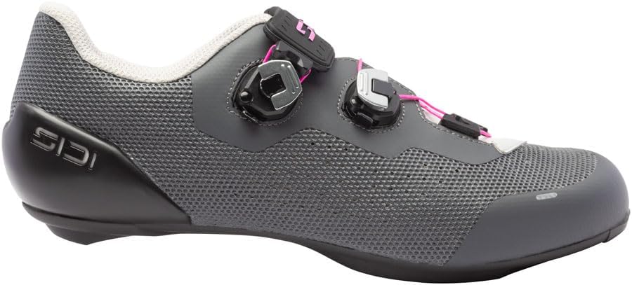 Sidi Genius X WYVE Road Cycling Shoes - Women's Anthracite Gray, Sizes 38-43, Carbon Composite Sole