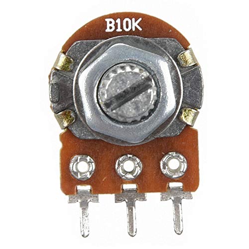ELECTROPRIME 10pcs 10K Ohm B10K Knurled Shaft Linear Rotary Taper ...