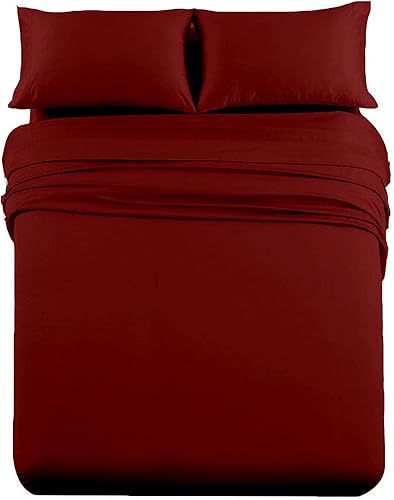 Juego de sábanas para cunas de caravana de 33 x 75 pulgadas, juego de cama de 4 piezas para campistas, sábana bajera ajustable de 6 a 10 pulgadas,