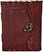 MONTEXOO Vintage Leather Journals For Writing With lock Bound Hardcover Notebook Sketchbook Diary Mens Women Brown 5 x 7