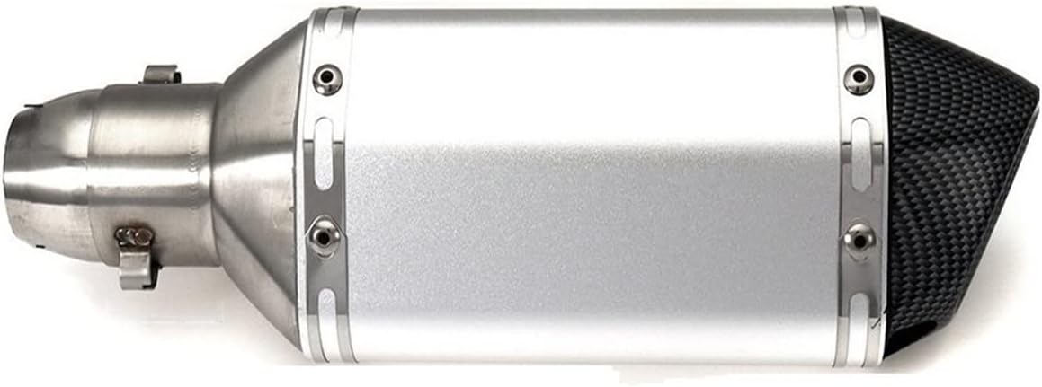 マフラー ユニバーサル51mm排気テールパイプオートバイ用マフラー