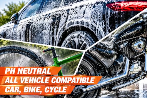 Image of Car & Bike Shampoo Wash 500ml | pH Neutral | Thick Snow Foam for Deep Cleaning | Safe On Paint, PPF & Ceramic Coats