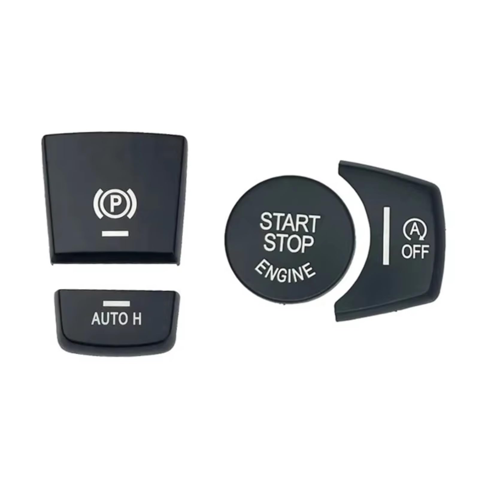 Interior Repair Decal Sticker Compatible with X3 F25 2011-2016 for X4 F26 2014-2016 Electronic Hand Brake P Button Engine Start Stop Button Repair Stickers