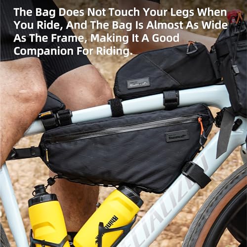 Sacoche de cadre de vélo triangulaire pour libérer votre dos à vélo - 4