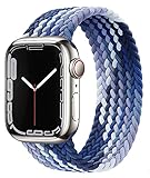 Proworthy Braided Solo Loop Compatible With Apple Watch Band 38mm 40mm 41mm for Men and Women,...