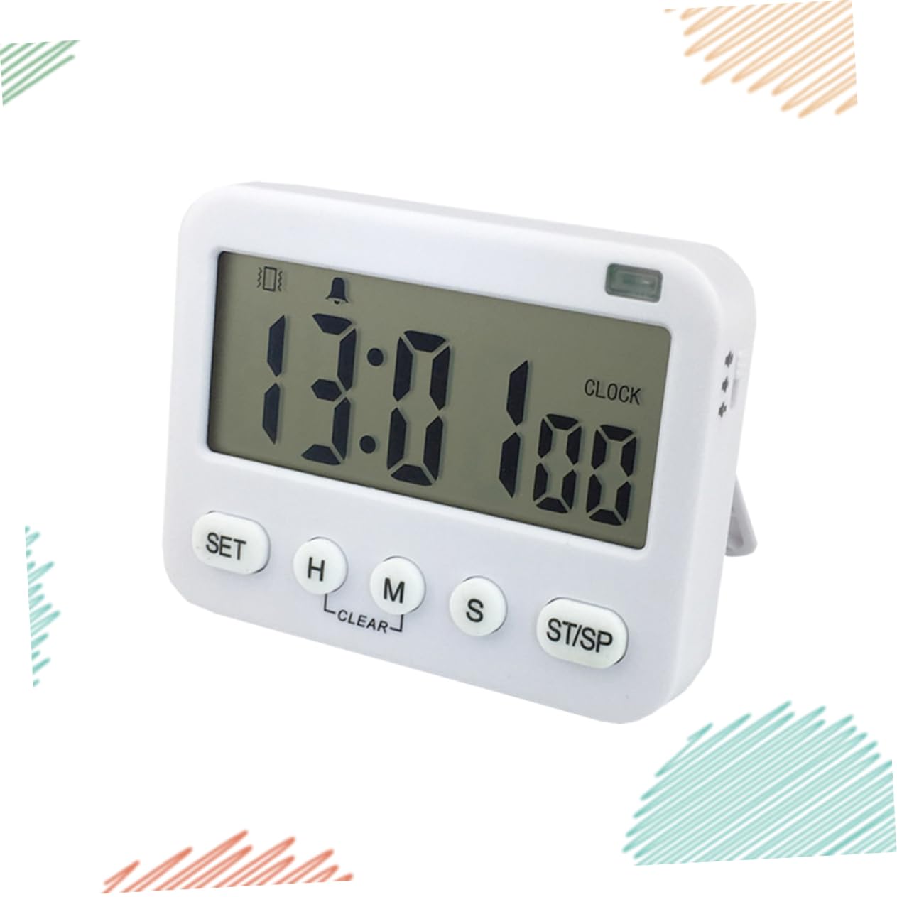 HEMOTON 3stücke Küchenuhr Mit Großem Display Stille Vibrationserinnerung Stunden Timer Und Alarmfunktion Für Schule Und Küche Ys