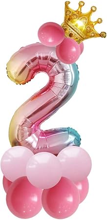 Amazon Josopa バルーン 数字風船 誕生日 14セット 32インチ ハッピーバースデー 飾り付け ウェディング 記念日 パ クラウンセット 誕生日パーティーの家の装飾 パーティー用品 0 1 2 3 4 5 6 7 8 9 パーティーグッズ 風船 バルーン おもちゃ