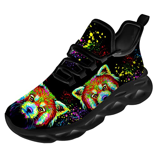 Red Panda Shoes for Women Men Road Running Athletic Walking Tennis Lightweight Sneakers Animal Shoes Gifts for Him Her2